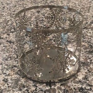 Bath and Body Works Snowflake candle holder